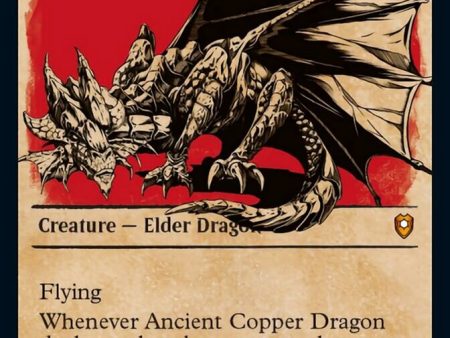 Ancient Copper Dragon (Showcase) [Commander Legends: Battle for Baldur s Gate] Supply