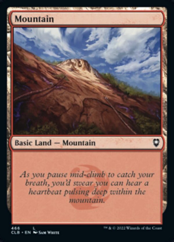 Mountain (466) [Commander Legends: Battle for Baldur s Gate] Cheap