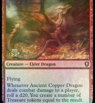 Ancient Copper Dragon [Commander Legends: Battle for Baldur s Gate Prerelease Promos] Discount