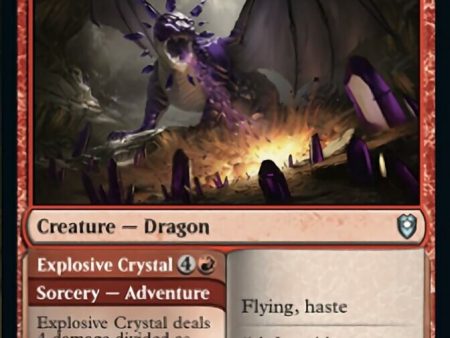 Amethyst Dragon    Explosive Crystal [Commander Legends: Battle for Baldur s Gate] Hot on Sale