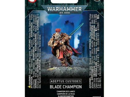 Warhammer 40,000 Adeptus Custodes Blade Champion Discount