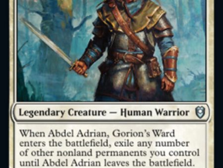 Abdel Adrian, Gorion s Ward [Commander Legends: Battle for Baldur s Gate] Online Hot Sale