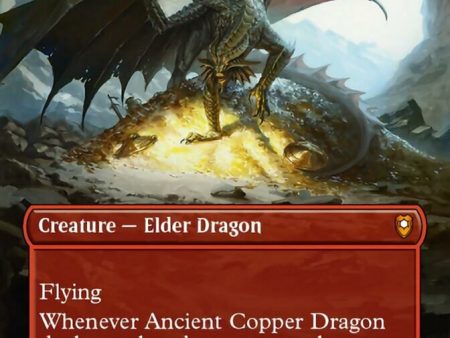 Ancient Copper Dragon (Borderless Alternate Art) [Commander Legends: Battle for Baldur s Gate] Discount