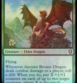 Ancient Bronze Dragon [Commander Legends: Battle for Baldur s Gate Prerelease Promos] For Discount