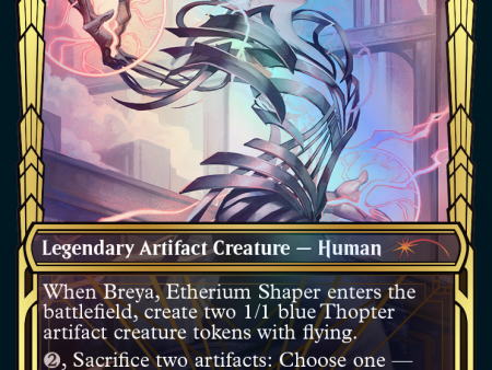 Breya, Etherium Shaper (Showcase Gilded Foil) [Secret Lair Drop Series] Online Hot Sale