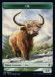 Treasure    Ox Double-sided Token [Commander Legends: Battle for Baldur s Gate Tokens] Supply