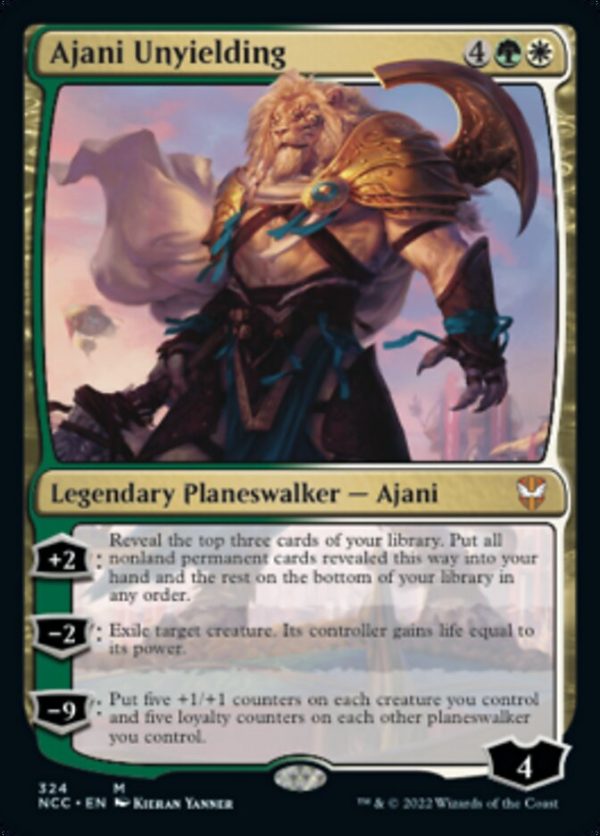 Ajani Unyielding [Streets of New Capenna Commander] Cheap