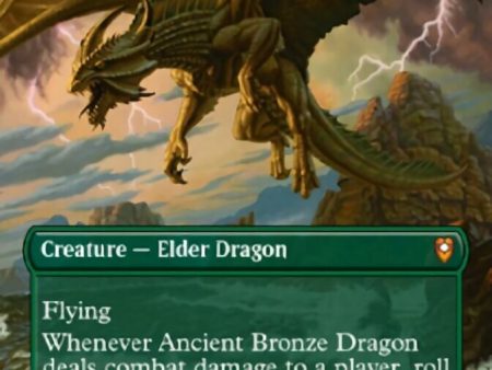 Ancient Bronze Dragon (Borderless Alternate Art) [Commander Legends: Battle for Baldur s Gate] Discount