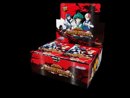 My  Hero Academia: Collectible Card Game Crimson Rampage Booster Box For Cheap