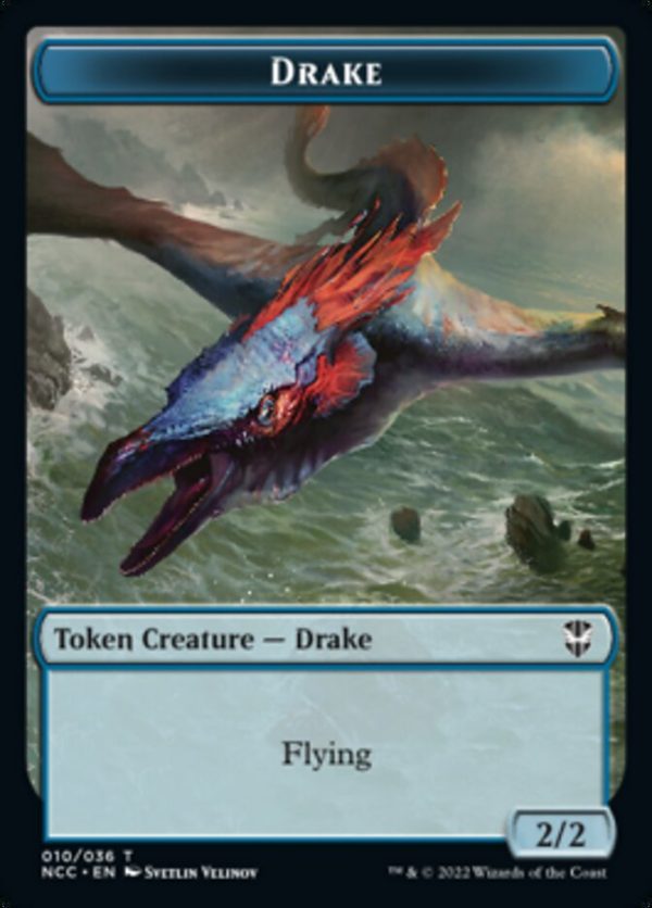 Zombie    Drake Double-sided Token [Streets of New Capenna Commander Tokens] Fashion