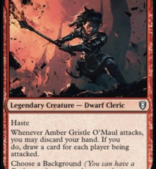 Amber Gristle O Maul [Commander Legends: Battle for Baldur s Gate] Supply