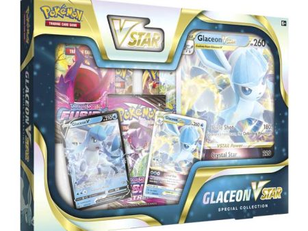 Pokemon; Glaceon V-Star Special Collection Hot on Sale