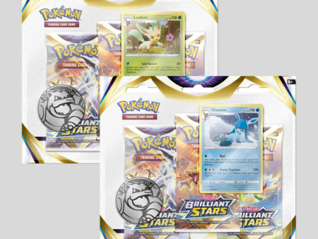 Pokemon Brilliant Stars 3-Pack Blister Online Sale