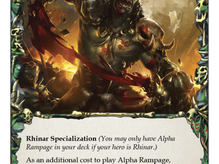 Alpha Rampage [1HP010] Discount