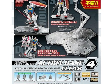 Bandai Hobby Gundam Action Base 4 Clear Gunpla 1 100 Scale Display Stand Cheap