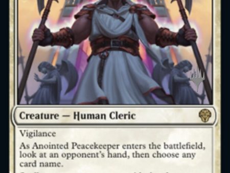 Anointed Peacekeeper (Promo Pack) [Dominaria United Promos] Discount