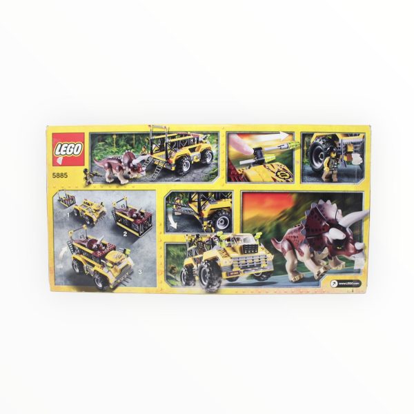 Certified Used Set 5885 Dino Triceratops Trapper (open box, sealed bags) on Sale