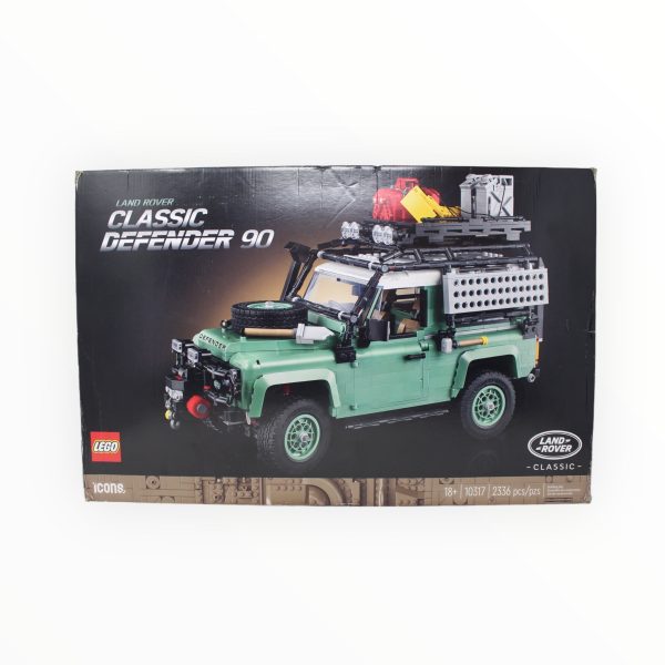 Certified Used Set 10317 Icons Land Rover Classic Defender 90 (open box, sealed bags) Fashion