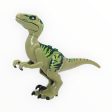 Charlie (olive green and dark green velociraptor) Online Sale