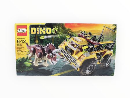 Certified Used Set 5885 Dino Triceratops Trapper (open box, sealed bags) on Sale