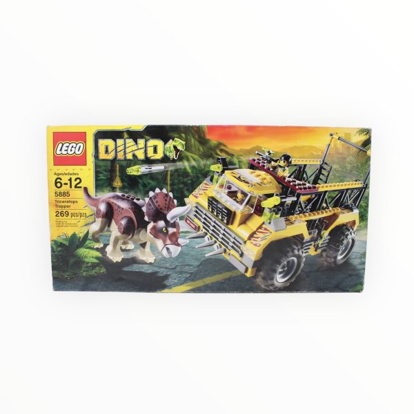 Certified Used Set 5885 Dino Triceratops Trapper (open box, sealed bags) on Sale