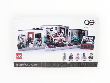 Retired Set 10291 Queer Eye - The Fab 5 Loft (damaged box) on Sale